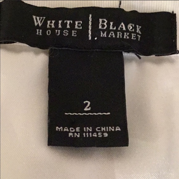 WHBM EMBROIDERED FLORAL LINED BUSTIER, size 2. - Picture 6 of 6